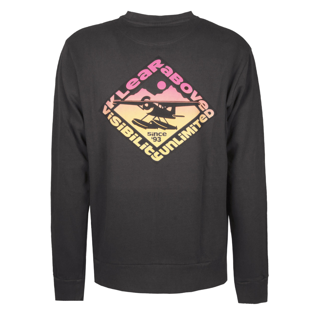 KAVU Felpa Floatboat Crew Unisex Black Licorice KAV625/625 BLACK LICORICE 