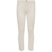 L'AGENCE Jeans Sada Crop Slim Donna White Vintage White 2520ISK VIWH/VINTAGE WHITE 
