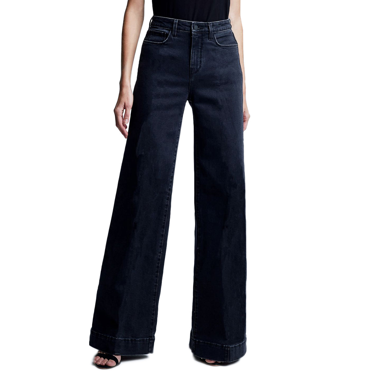 L'AGENCE Jeans Madden Donna Nero 2773CSN WASHED BLACK 