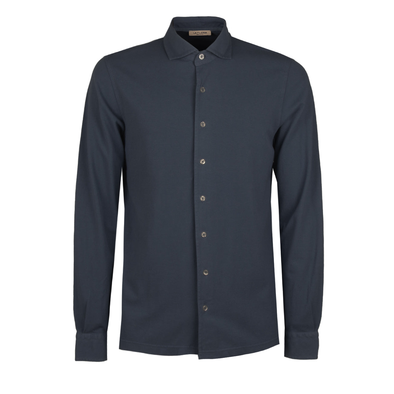 LA FILERIA Camicia Logo Uomo Navy 60109/79081 598 NAVY 