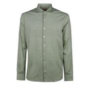 LA FILERIA Camicia Collo Francese Uomo Verde 60120/72710 456 VERDE 