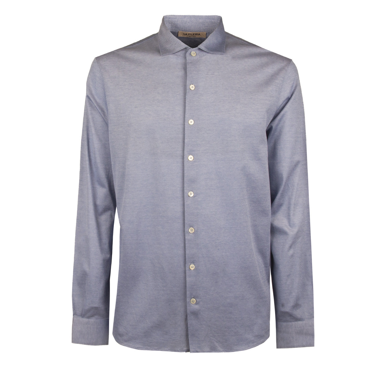 LA FILERIA Camicia Collo Francese Uomo Azzurro 60120/72710 560 AZZURRO 