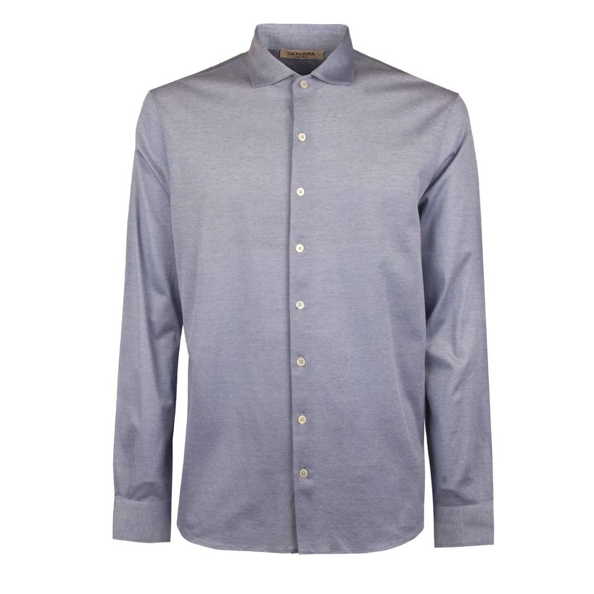 LA FILERIA Camicia Collo Francese Uomo Azzurro 60120/72710 560 AZZURRO 