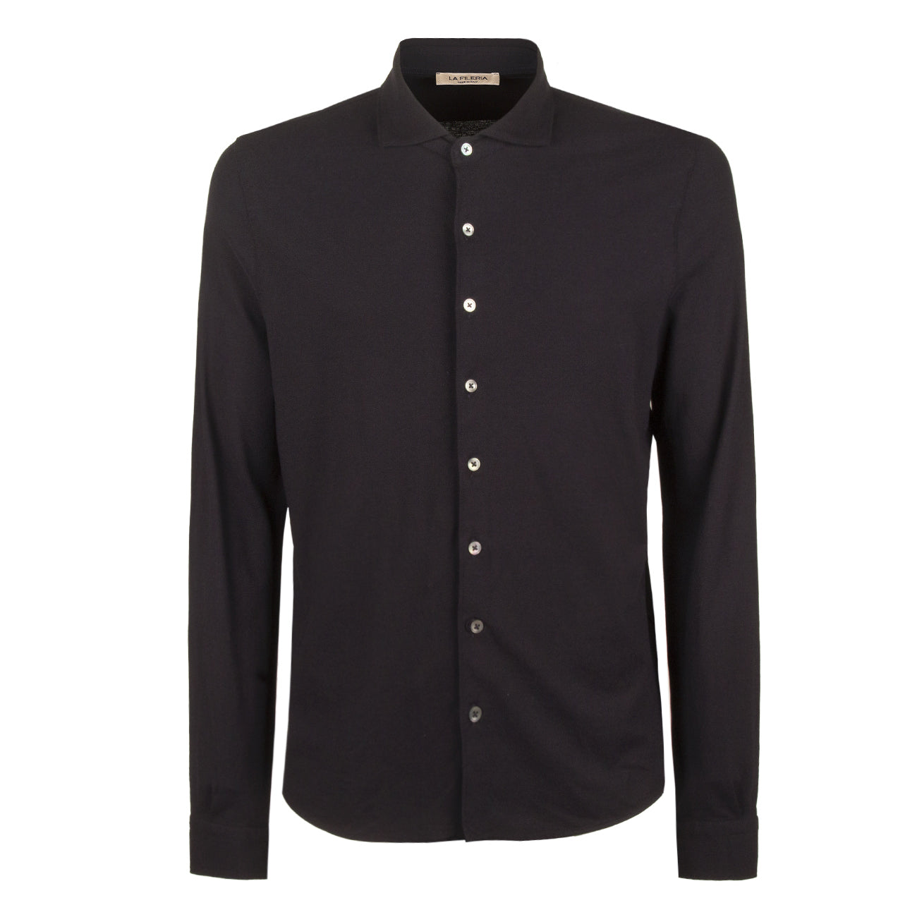 LA FILERIA Camicia Tinta Unita Uomo Navy 60120/78015 598 NAVY 