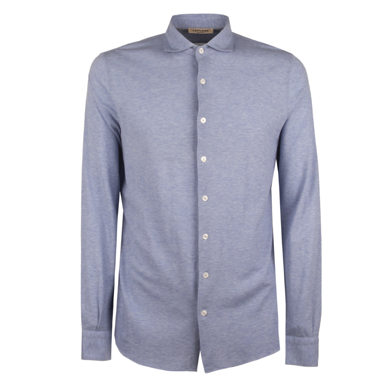 LA FILERIA Camicia Piquet Uomo Azzurro 60120/81402 510 AZZURRO 