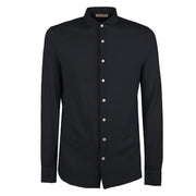 LA FILERIA Camicia Piquet Uomo Navy 60120/81402 598 NAVY 