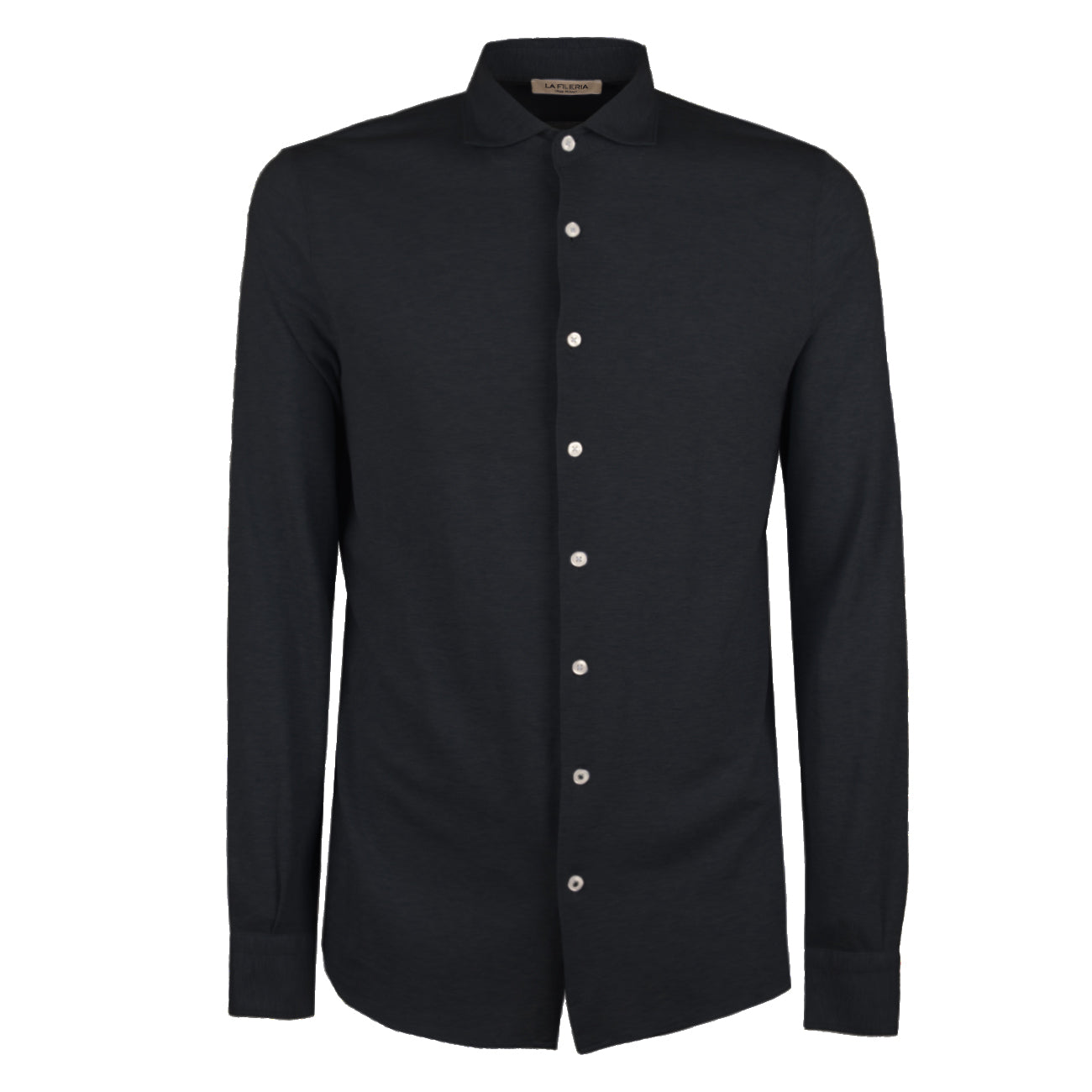 LA FILERIA Camicia Piquet Uomo Navy 60120/81402 598 NAVY 