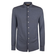 LA FILERIA Camicia Piquet Uomo Denim 60120/81402 805 DENIM 