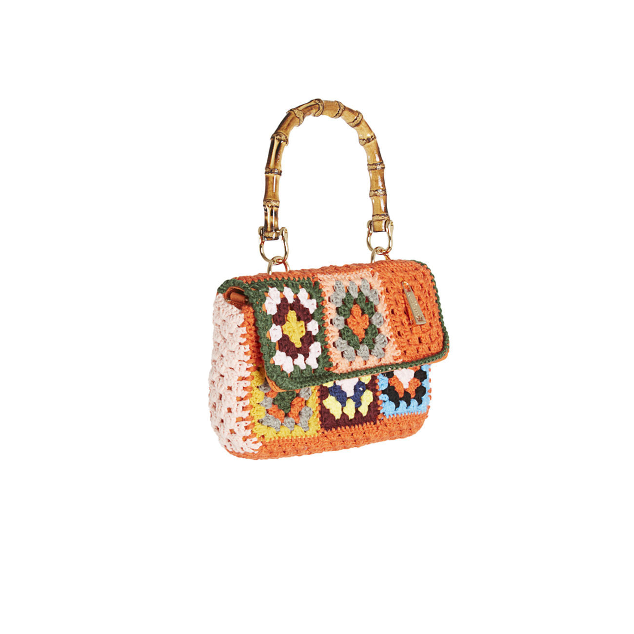 LA MILANESA Borsa Noto Clunch Di Lana Sottile Small Donna Multicolor NOTS MULTICOLOR 