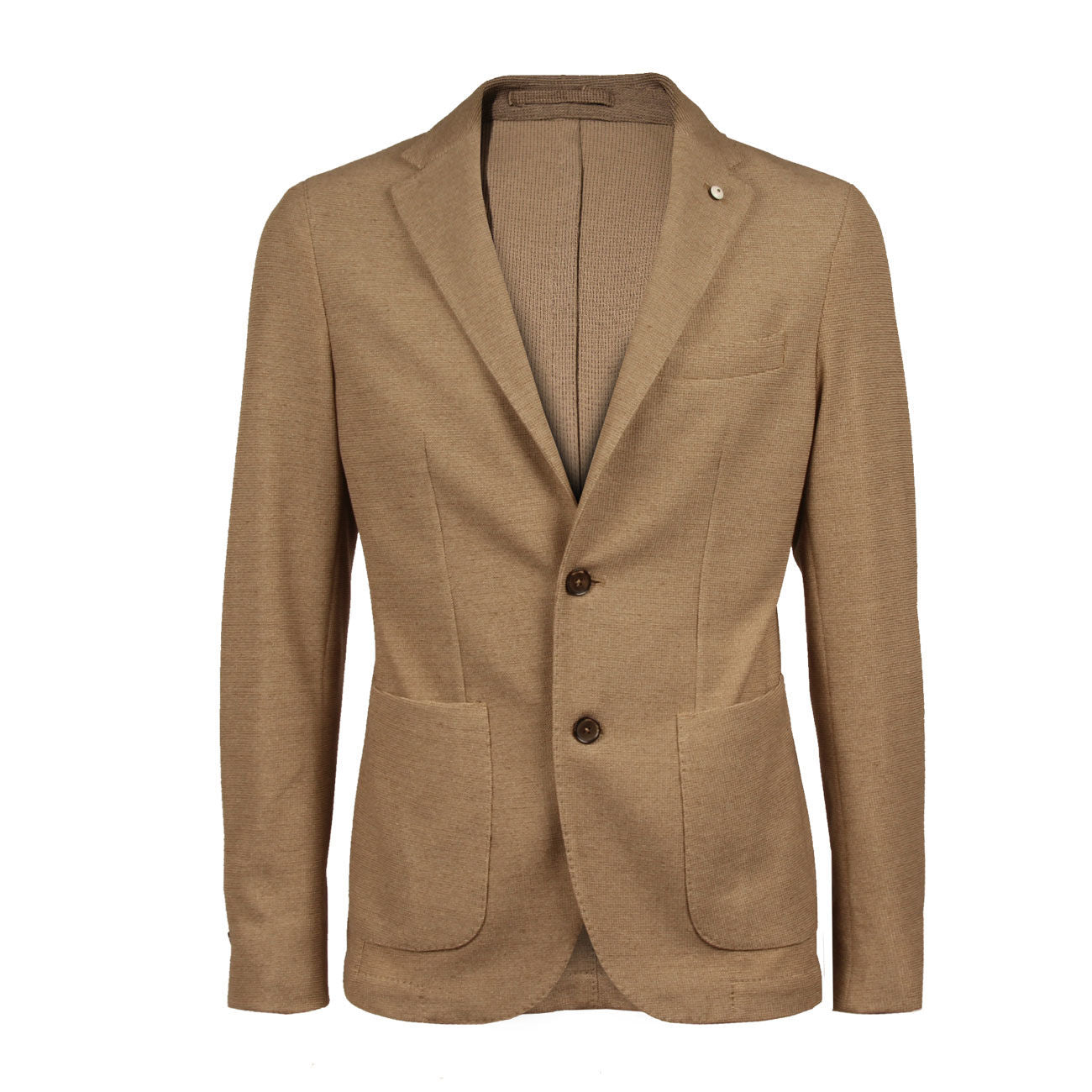 L.B.M.1911. GIACCA U. JERSEY MELANGE LBM 35212/1/2811 BEIGE 