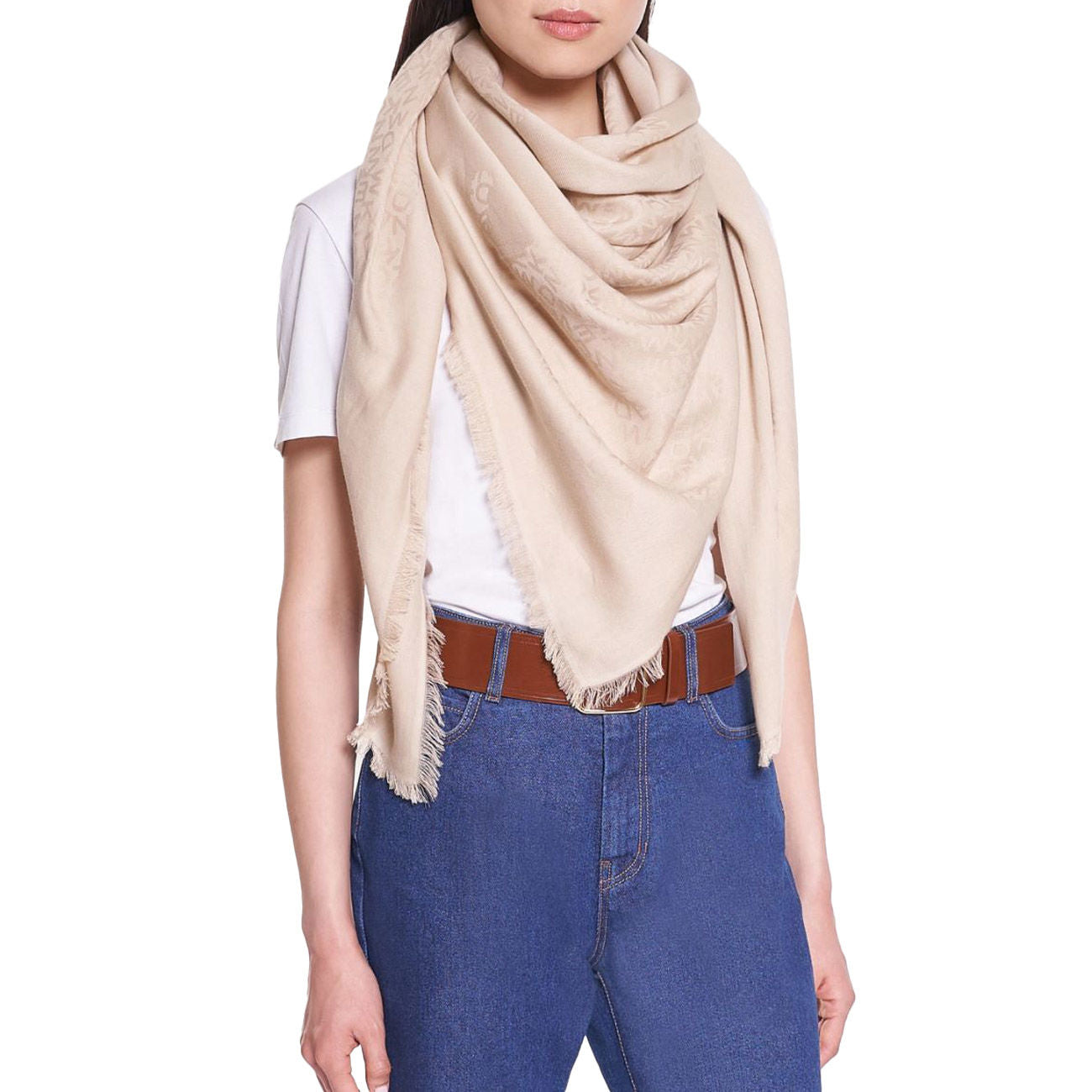 MAX MARA WEEKEND Stola Cotone Valreas Donna Beige VALREAS 2355410132600 001 BEIGE 