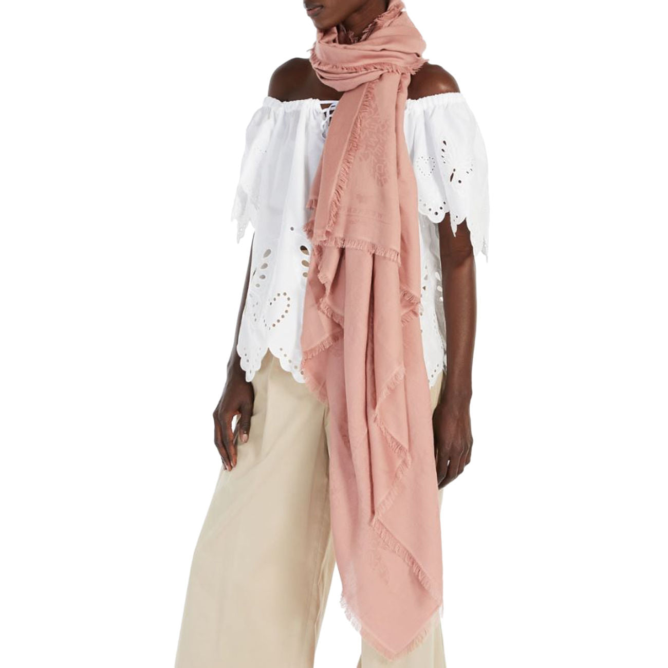 MAX MARA WEEKEND Stola Cotone Valreas Donna Rosa Antico VALREAS 2355410132600 005 ROSA ANTICO 