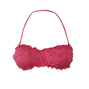 MC2 SAINT BARTH TOP D. LIBRA FROU FROU BANDEAU TOP SAINT BARTH LIBRA 04671D FLOWER EMBROIDERY 23 
