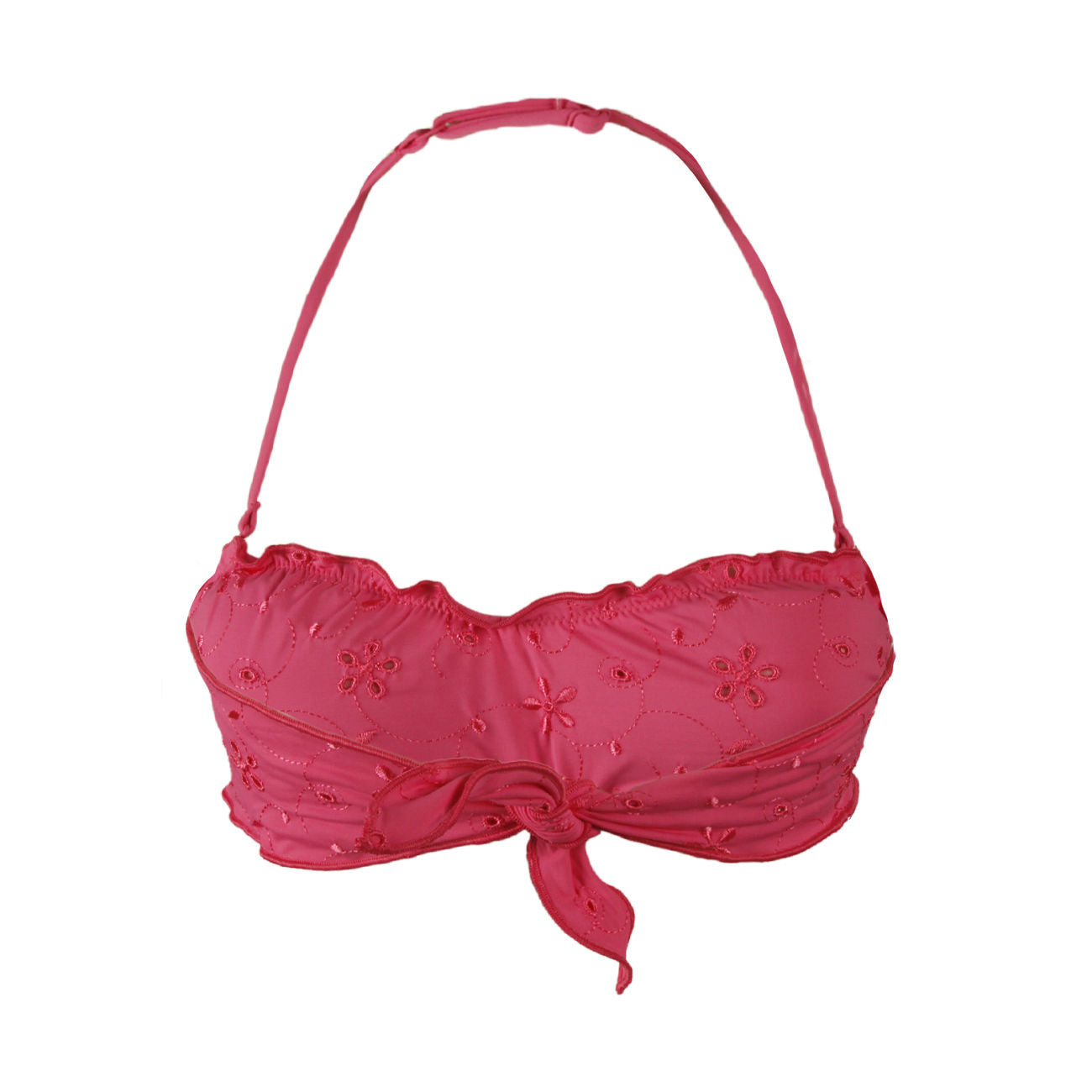 MC2 SAINT BARTH TOP D. LIBRA FROU FROU BANDEAU TOP SAINT BARTH LIBRA 04671D FLOWER EMBROIDERY 23 