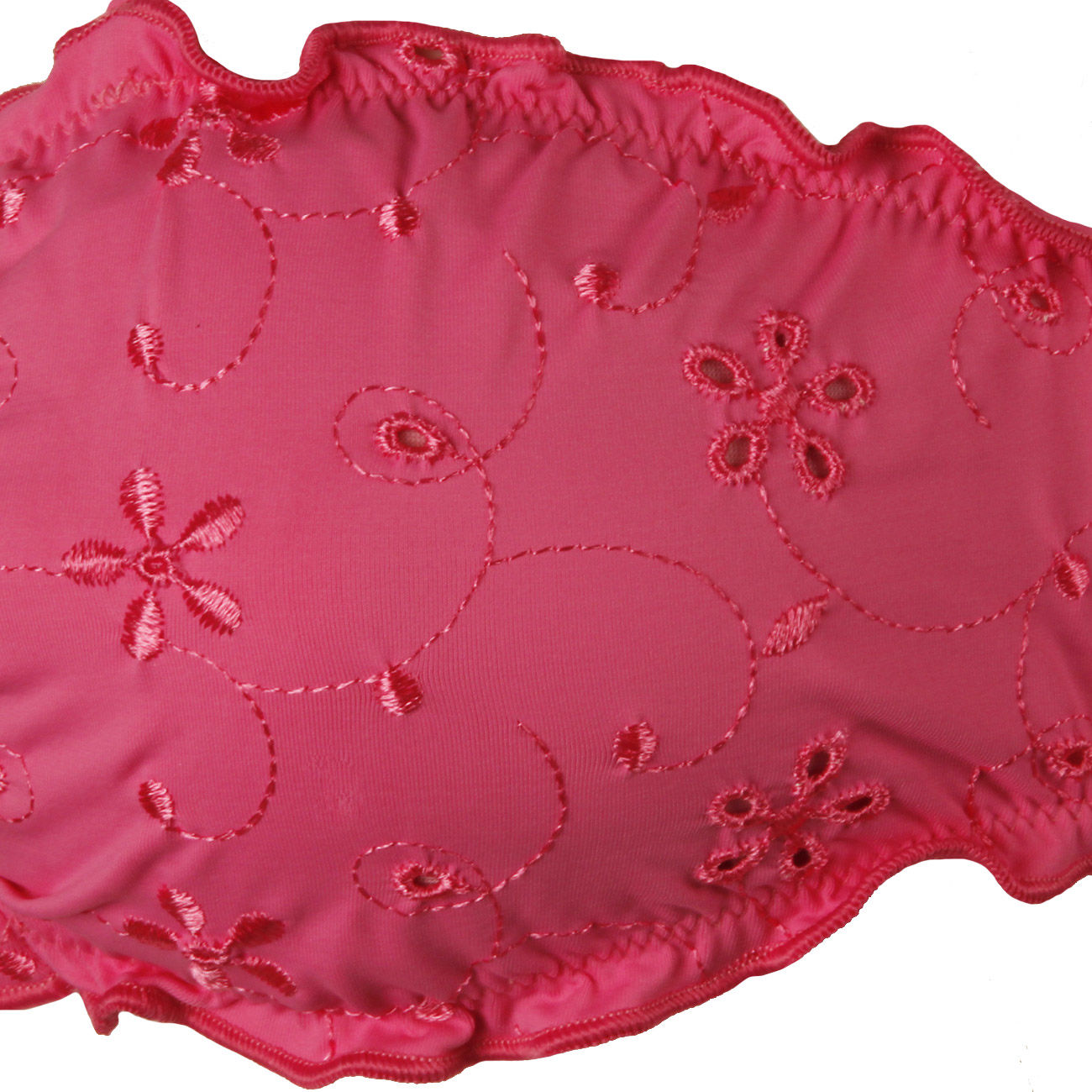 MC2 SAINT BARTH TOP D. LIBRA FROU FROU BANDEAU TOP SAINT BARTH LIBRA 04671D FLOWER EMBROIDERY 23 