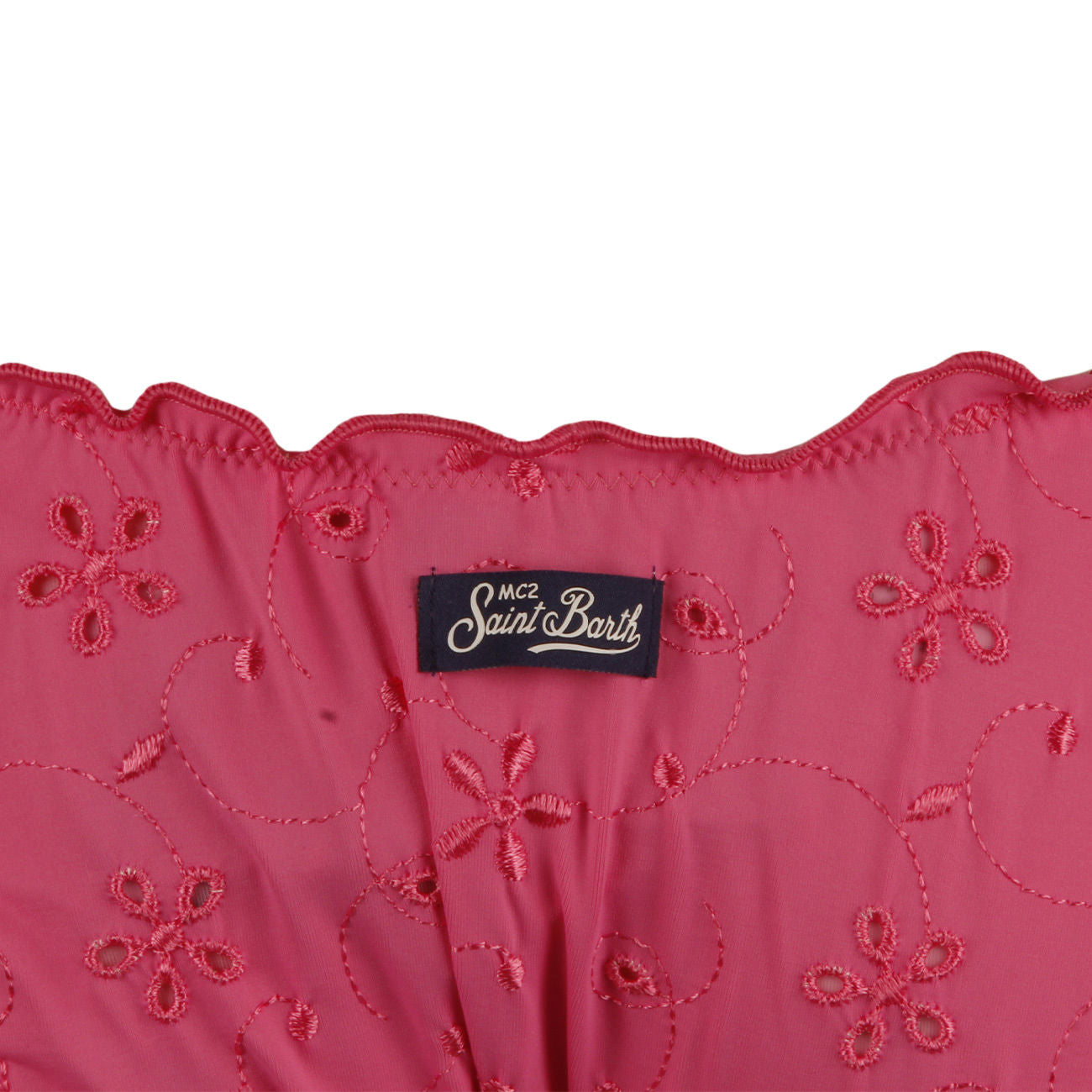 MC2 SAINT BARTH SLIP D. MOON FROU FROU SLIP BOTTOM SAINT BARTH MOON 04671D FLOWER EMBROIDERY 23 