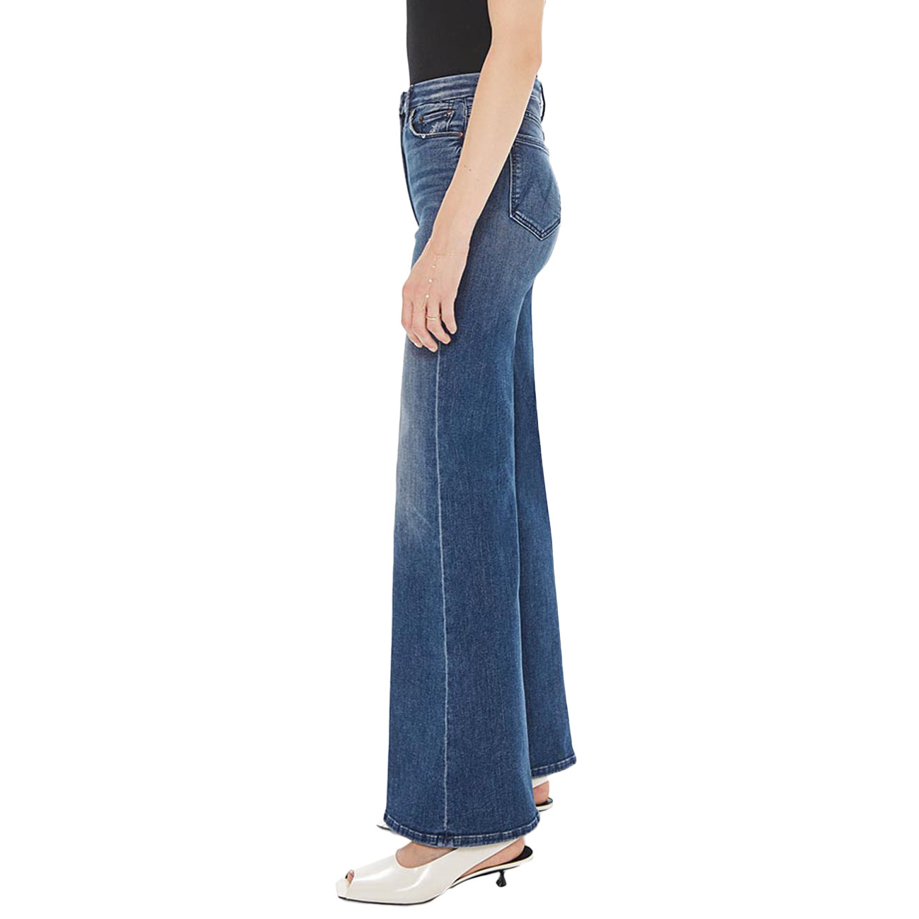MOTHER Jeans High Waisted Roller Donna Blu 10465/104 OFE/OUT OF THE EVENING 