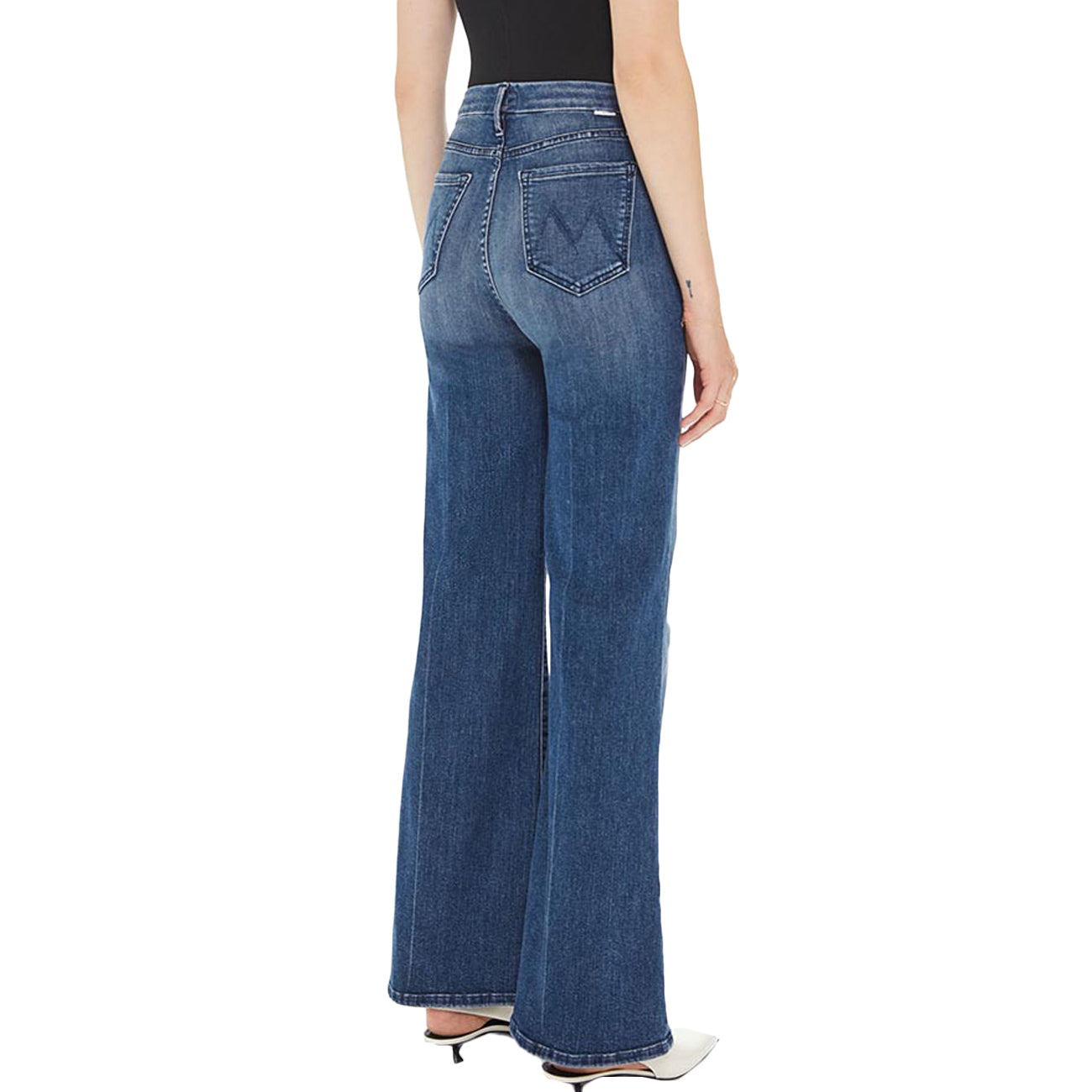 MOTHER Jeans High Waisted Roller Donna Blu 10465/104 OFE/OUT OF THE EVENING 