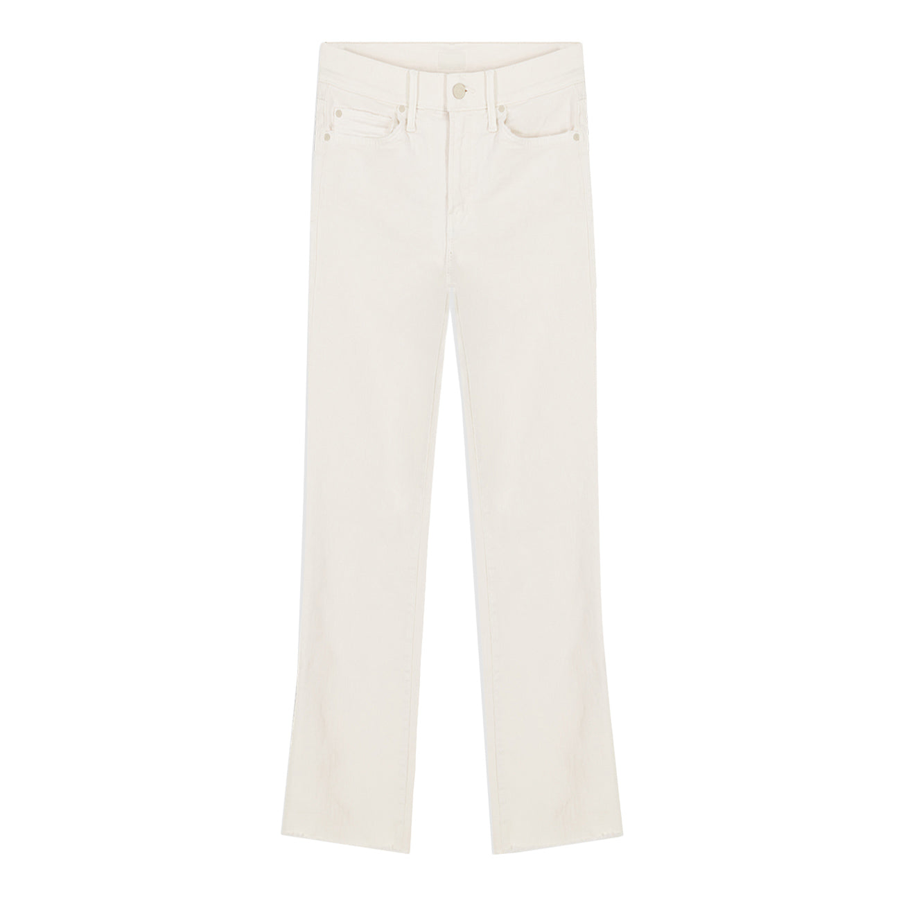 MOTHER Jeans Rascal Ankle Snippet Donna Bianco 1854/753 CFS/CREAM PUFFS 