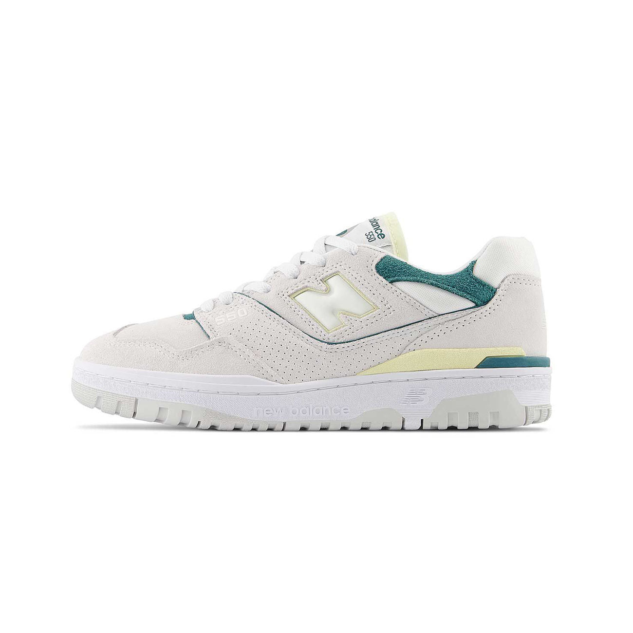 NEW BALANCE Sneakers Lifestyle 550 Donna Grey Green Lime BBW550AA GREY/GREEN LIME 