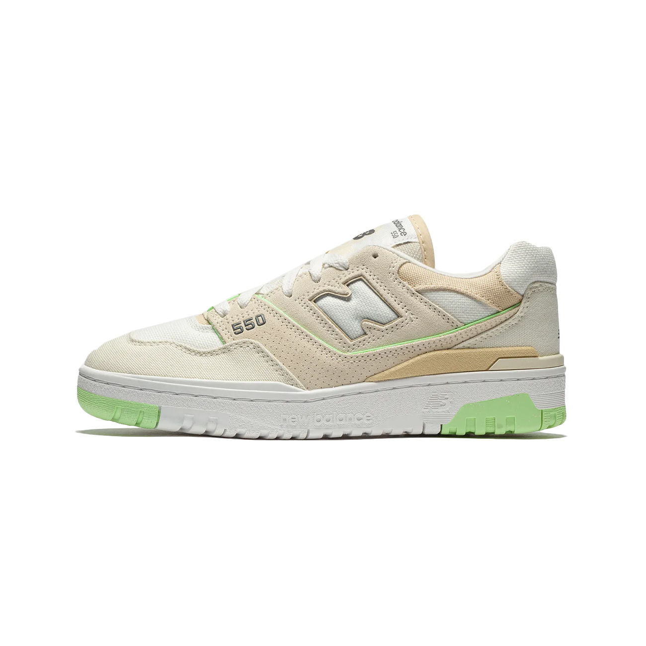NEW BALANCE Sneakers 550 Lifestyle Mtz Donna Beige Lime BBW550FB BEIGE/LIME 
