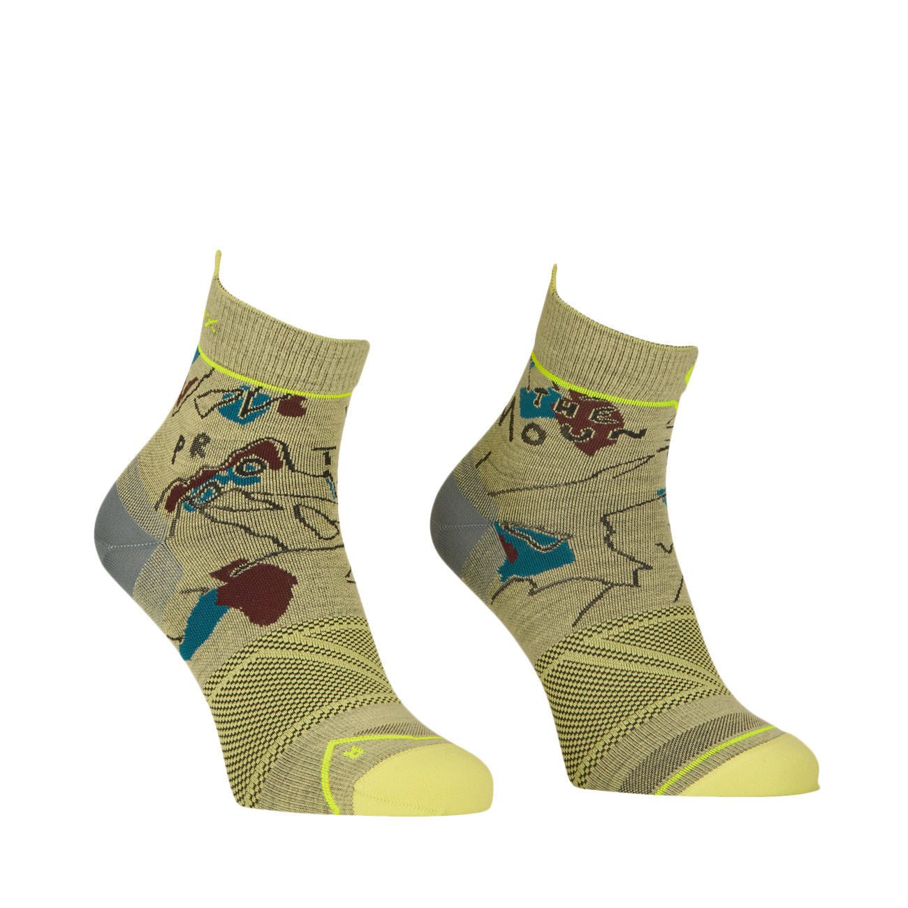 ORTOVOX Calze Alpine Light Quarter Unisex Wabisabi 54891 WABISABI 