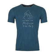 ORTOVOX Tshirt 150 Cool Mnt Protector Uomo Petrol Blue 84055 PETROL BLUE 