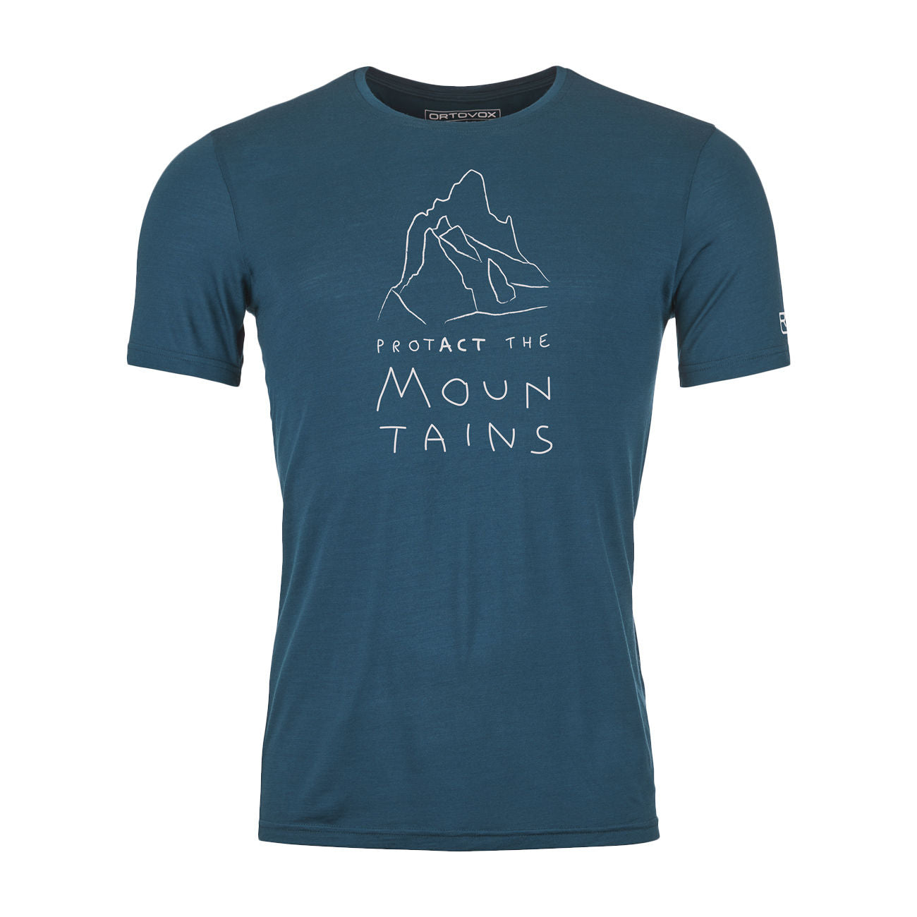 ORTOVOX Tshirt 150 Cool Mnt Protector Uomo Petrol Blue 84055 PETROL BLUE 