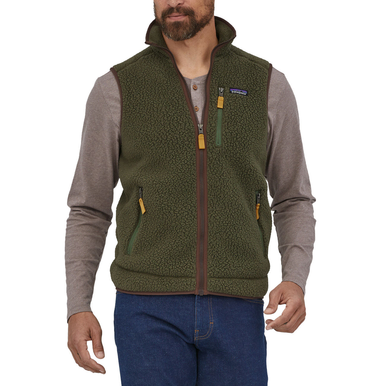 PATAGONIA GILET U. M`S RETRO PILE FLEECE VEST PATAGONIA 22821 BSNG BASIN GREEN 