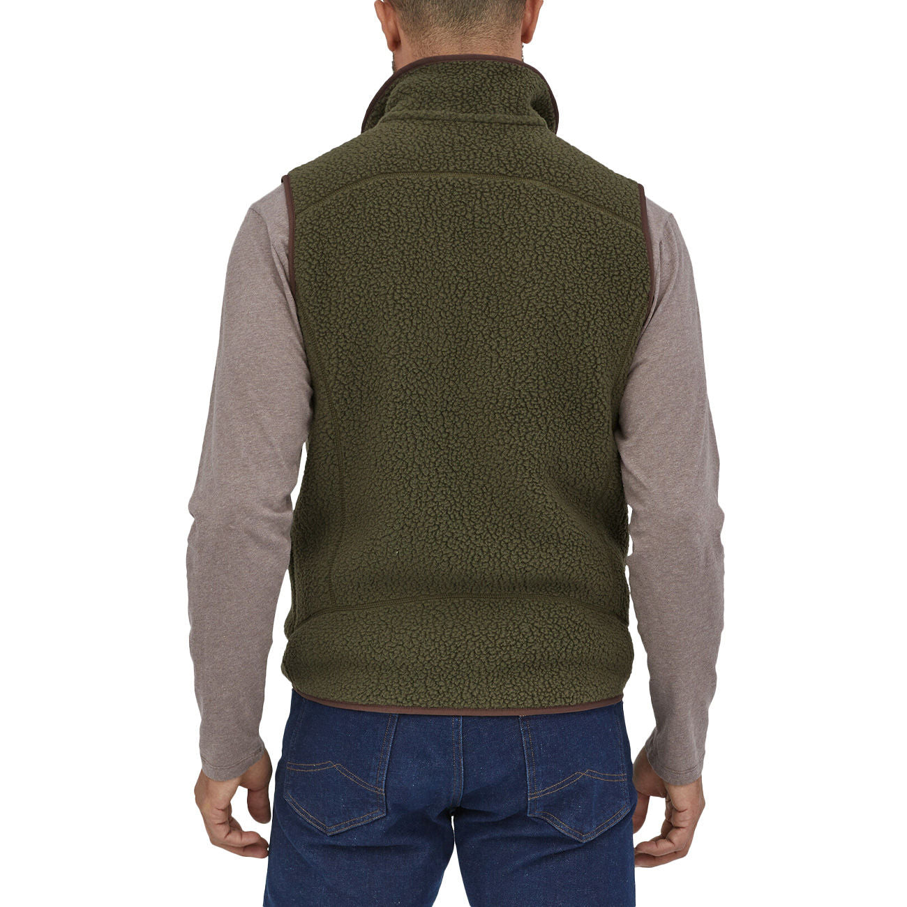PATAGONIA GILET U. M`S RETRO PILE FLEECE VEST PATAGONIA 22821 BSNG BASIN GREEN 