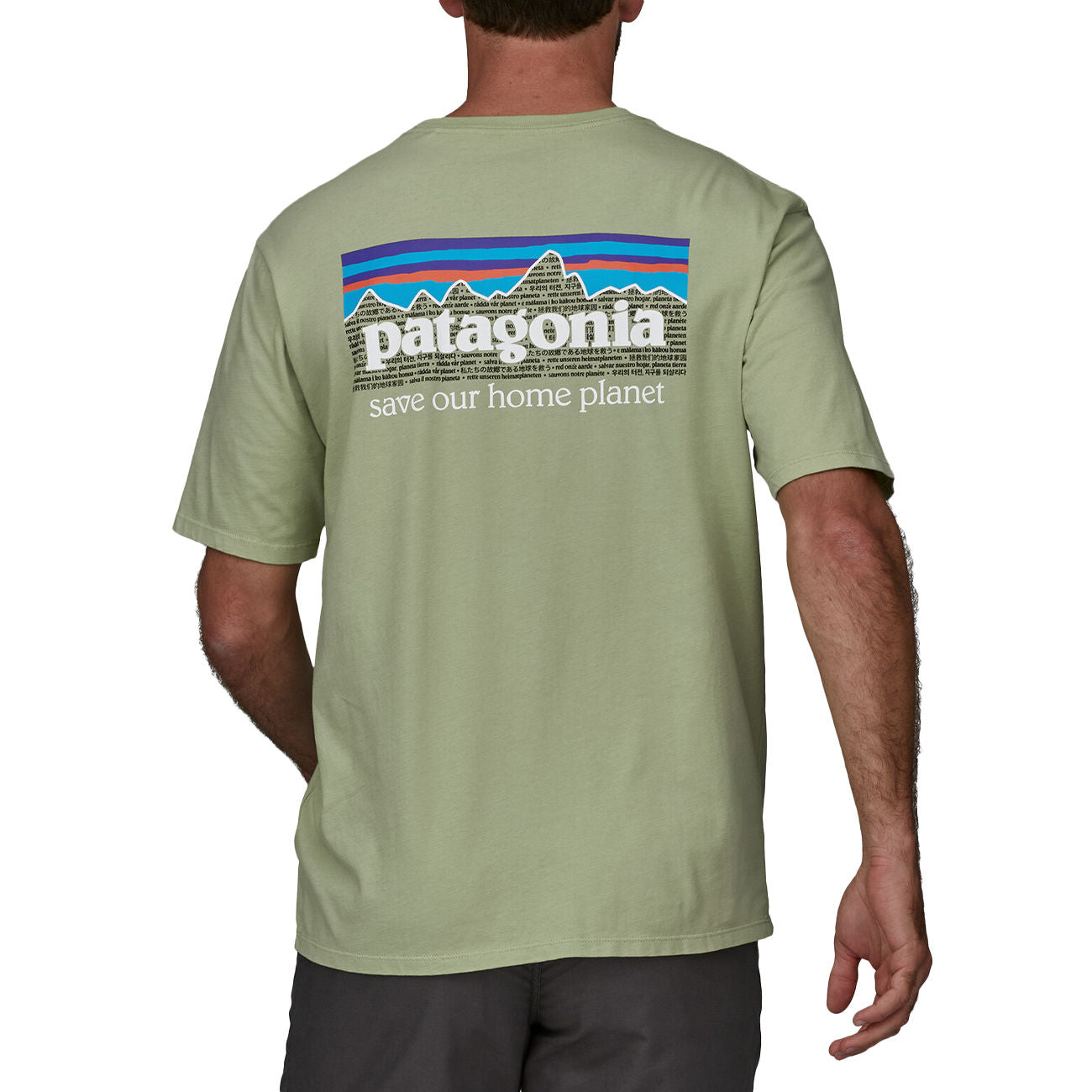 PATAGONIA T.SHIRT U. M`S P/6 MISSION ORGANIC PATAGONIA 37529 SLVG SALVIA GREEN 