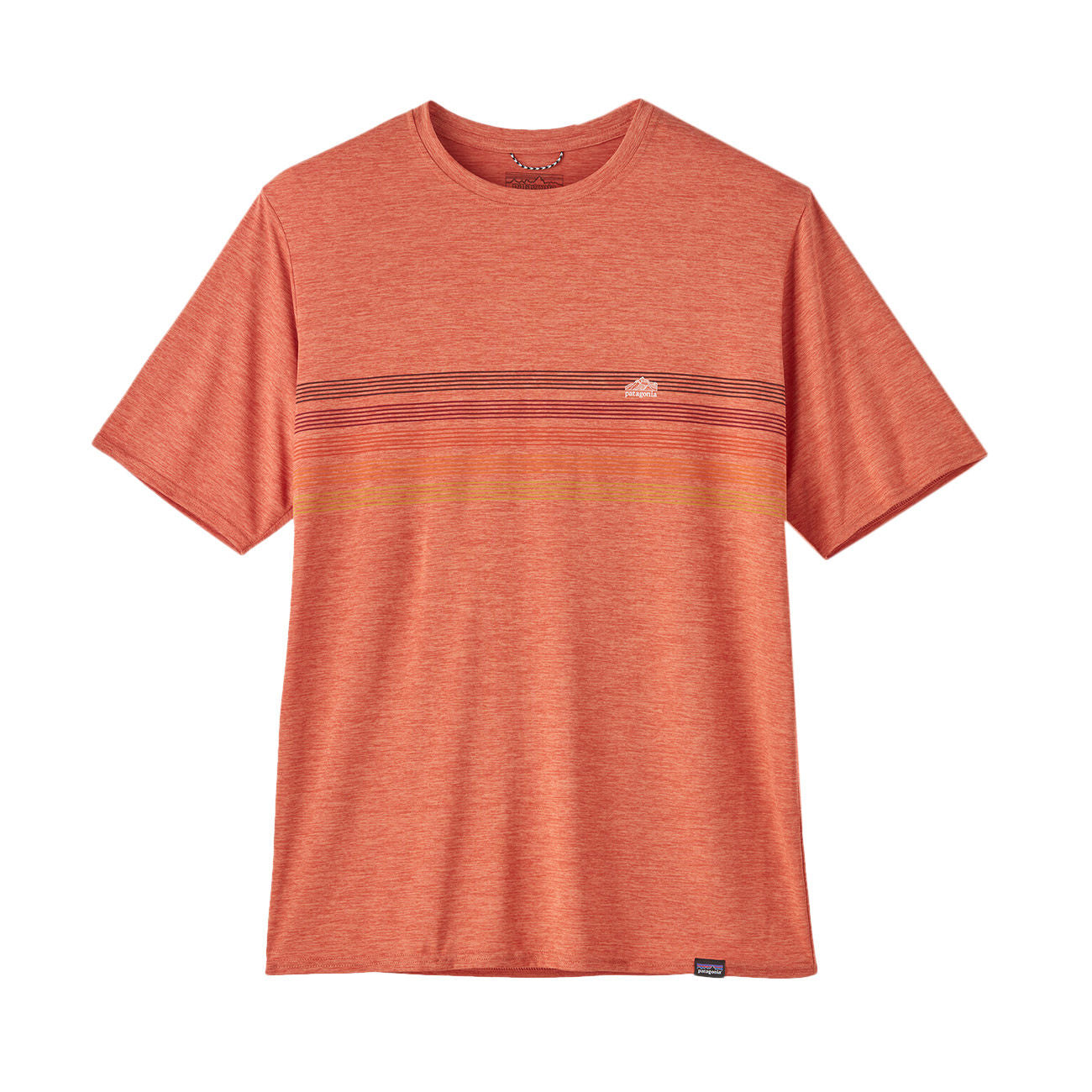 PATAGONIA T.SHIRT U. M`S CAP COOL DAILY GRAPHIC SHIRT PATAGONIA 45235 LRCX LINE  QUARTZ CORAL X/DYE 