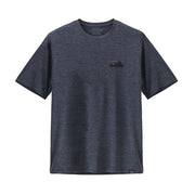 PATAGONIA T.SHIRT U. M`S CAP COOL DAILY GRAPHIC SHIRT PATAGONIA 45235 SKYX SKYLINE SMOLDERBLUE X/DYE 