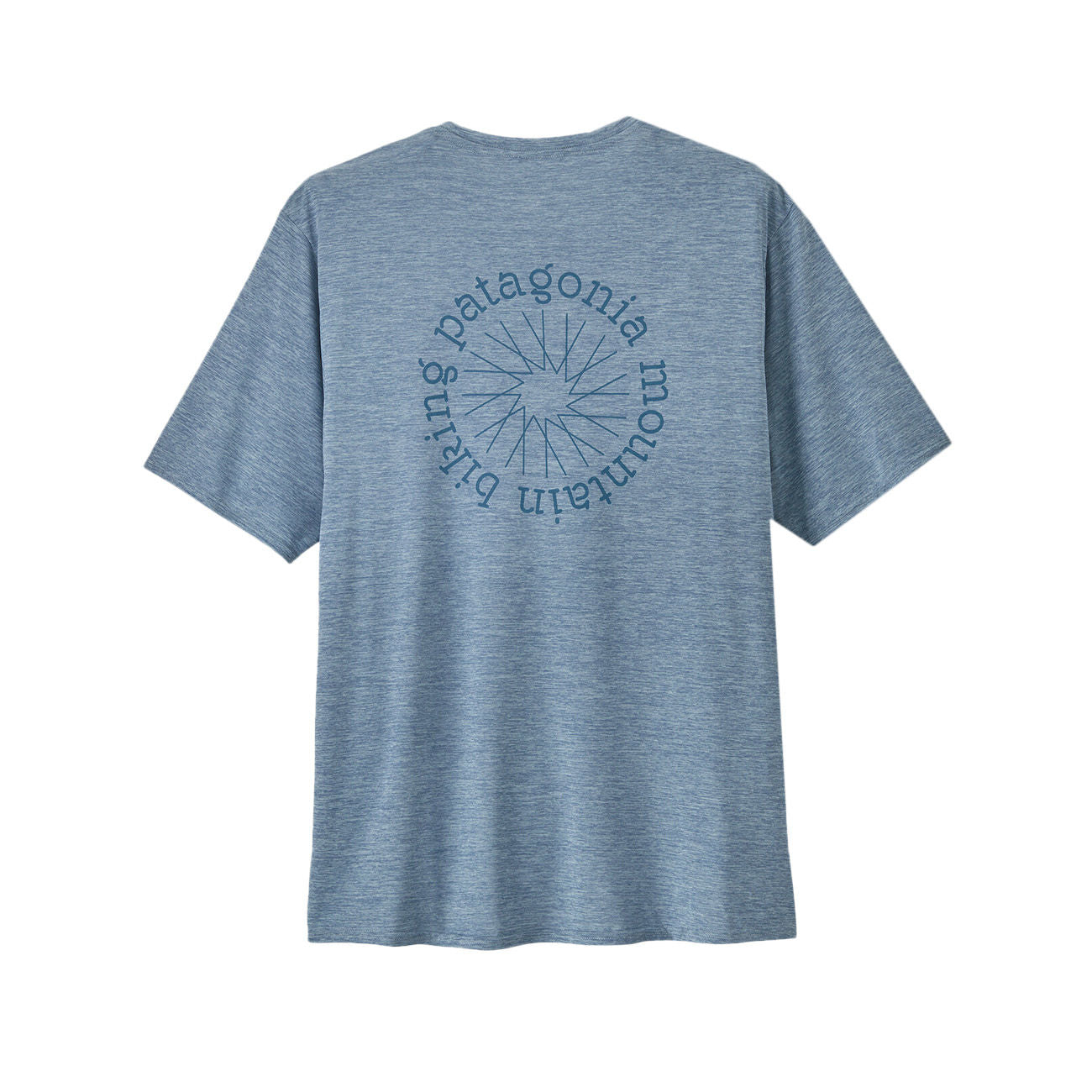PATAGONIA T.SHIRT U. M`S CAP COOL DAILY GRAPHIC SHIRT PATAGONIA 45385 SLBX SPOKE STENCIL  BLUE X/DYE 