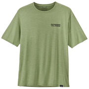 PATAGONIA T-Shirt Cap Cool Daily Graphic 45385 TRSX TREE  SALVIA GREEN X/DYE 