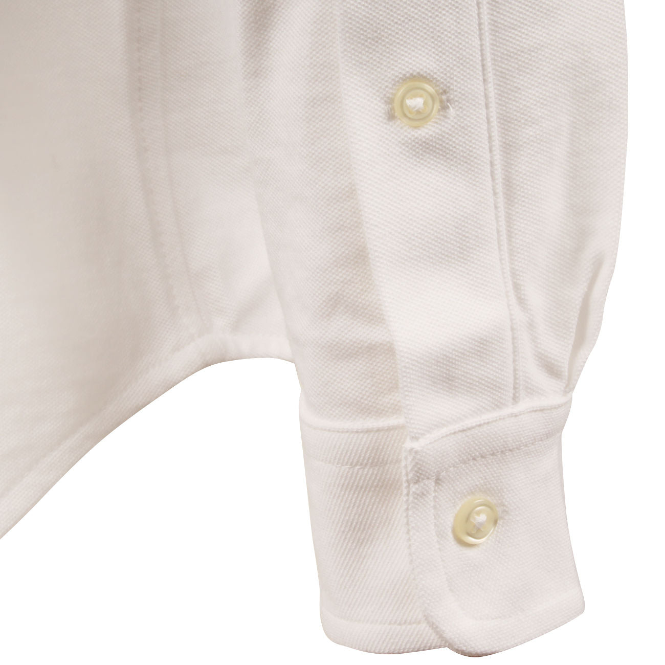 POLO RALPH LAUREN Camicia Down Piquet Uomo Bianco 710654408 003 WHITE 