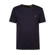 POLO RALPH LAUREN T-Shirt In Cotone Custom Slim Fit Uomo Refined Navy 710740727 003 REFINED NAVY 