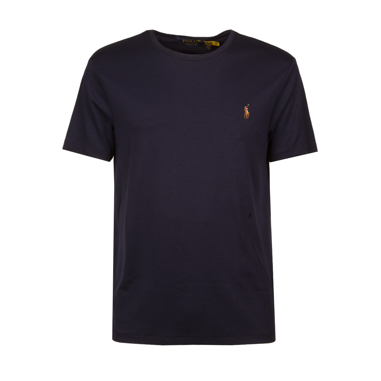 POLO RALPH LAUREN T-Shirt In Cotone Custom Slim Fit Uomo Refined Navy 710740727 003 REFINED NAVY 