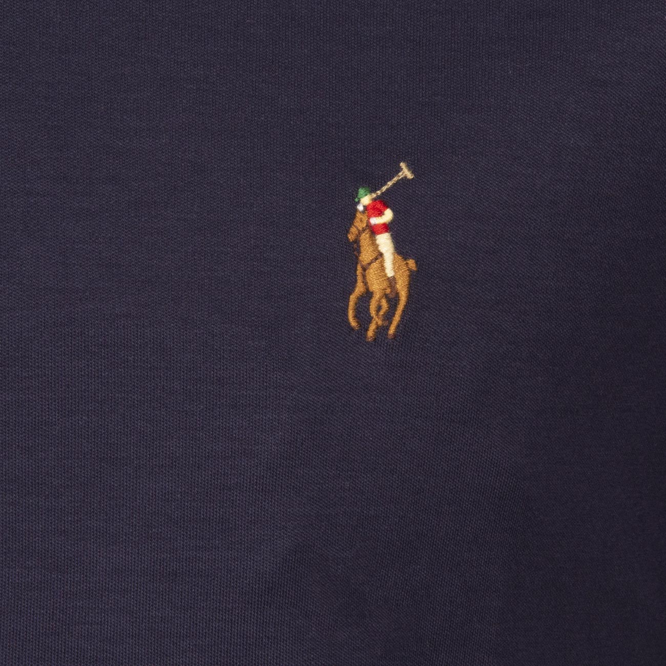 POLO RALPH LAUREN T-Shirt In Cotone Custom Slim Fit Uomo Refined Navy 710740727 003 REFINED NAVY 
