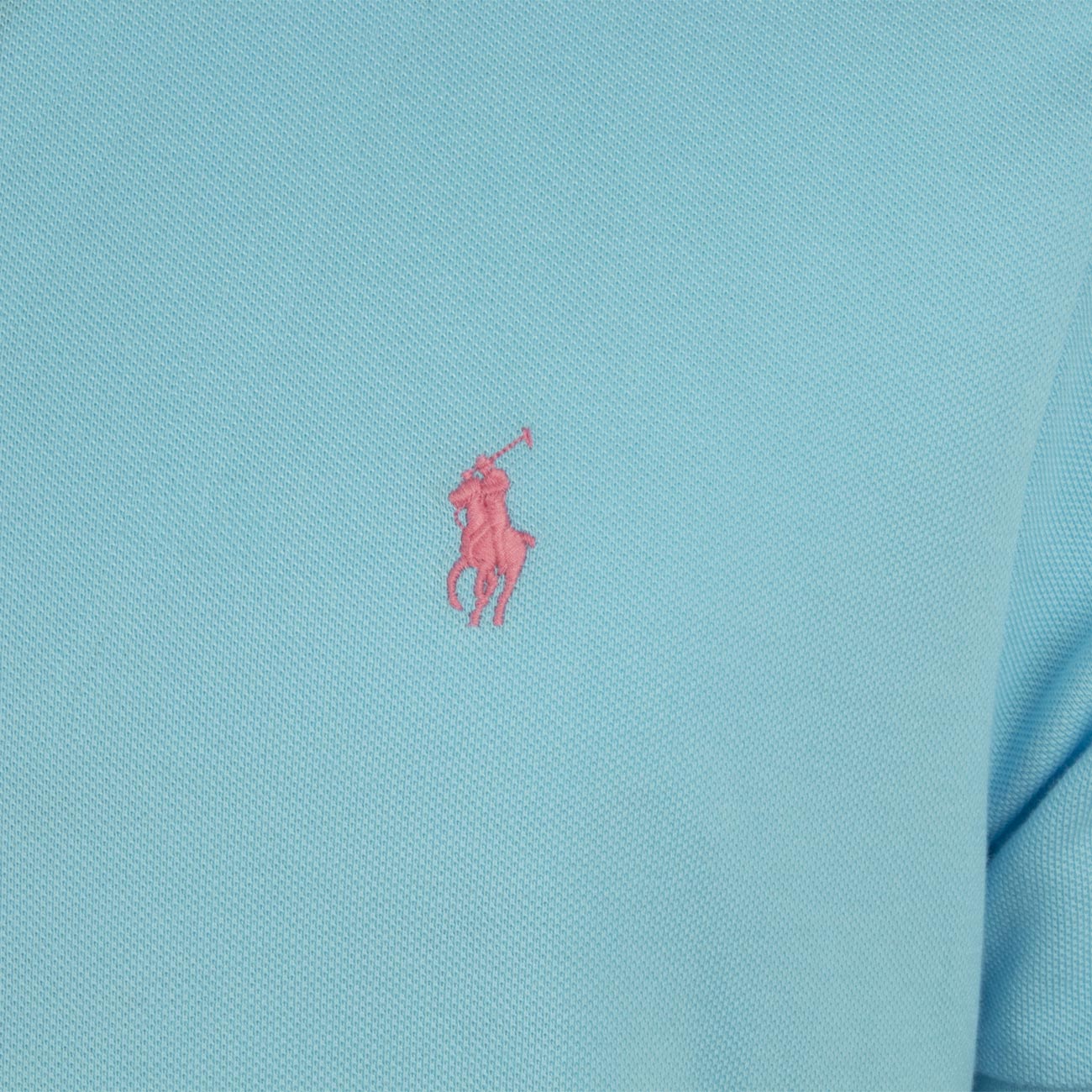 POLO RALPH LAUREN Polo Custom Knit Uomo Arubapink 710782592 023 FRENCHTURQUOISE/AZZURRO 