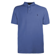 POLO RALPH LAUREN Polo In Cotone Piquet Slim Uomo Harbor Island Blue 710795080 015 HARBORISLANDBLUE 