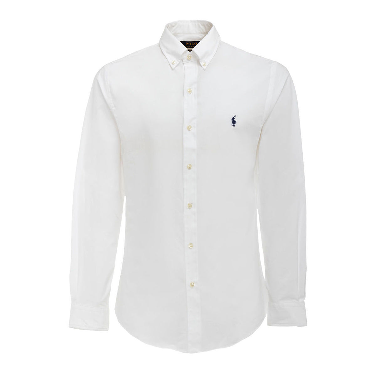 POLO RALPH LAUREN Camicia Slim In Popeline Uomo Bianco 710832480 002 WHITE 