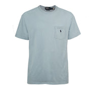 POLO RALPH LAUREN Tshirt Custom Delave' Uomo Powderblue 710835756 016 POWDERBLUE 