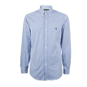 POLO RALPH LAUREN Camicia Popeline Slim Fit Uomo Light Blue White 710859881 001 LIGHTBLUE/WHITE 