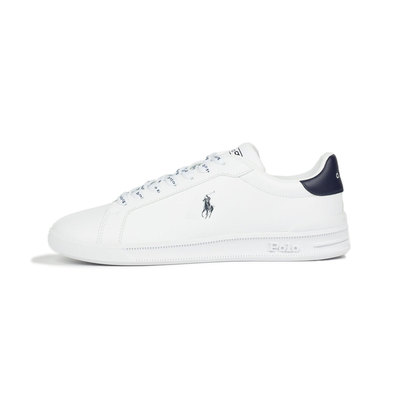 POLO RALPH LAUREN Sneakers Heritage Court Ii Uomo Bianco Navy 809829824 003 WHITE/NEW PORT NAVY PP 