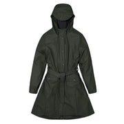 RAINS Trench Curve Slim Con Cintura Donna Green RA18130 GREEN 