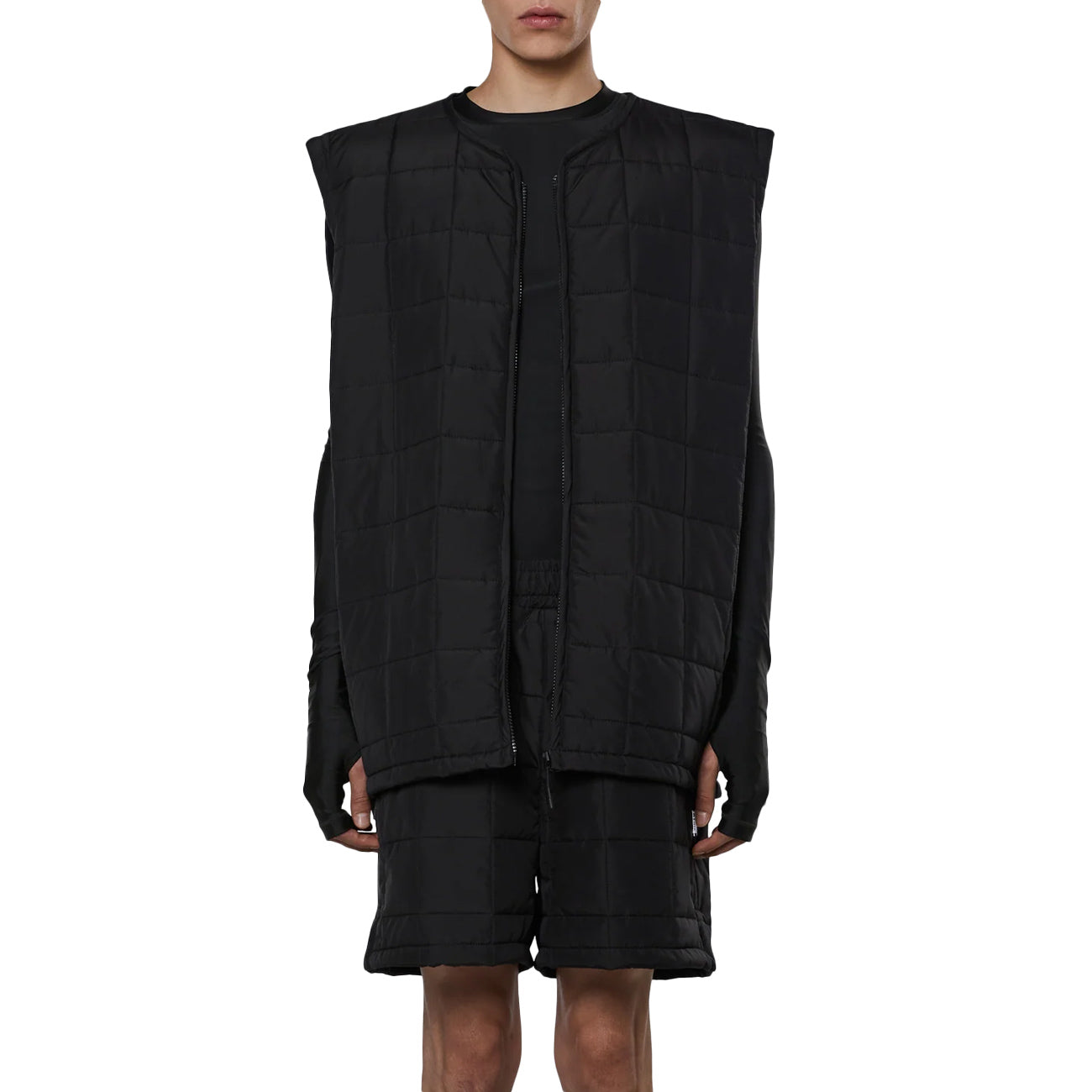 RAINS Gilet Liner Vest Uomo Black RA18160 BLACK 
