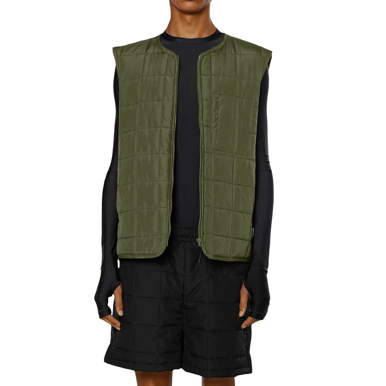 RAINS Gilet Liner Vest Uomo Evegreen RA18160 EVERGREEN 