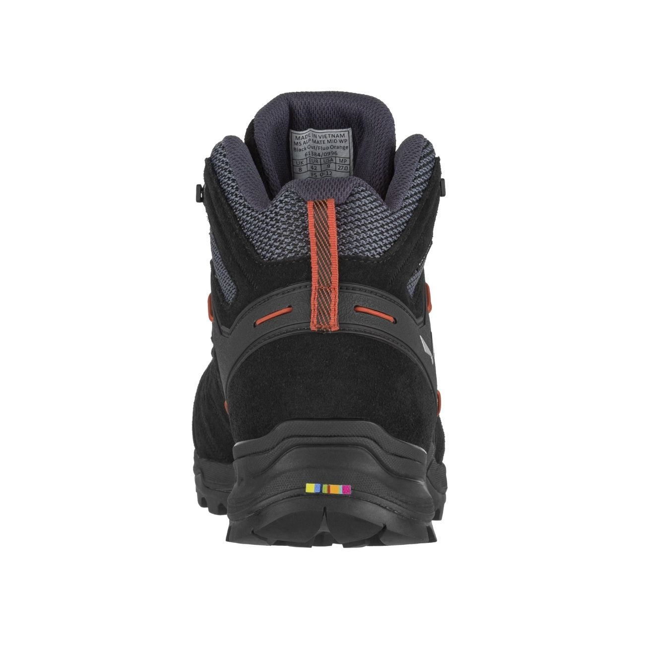 SALEWA Scarpe Alp Mate Mid Ptx Impermeabile Unisex Black Out Fluo Orange 61384 0996/BLACK OUT/FLUO ORANGE 