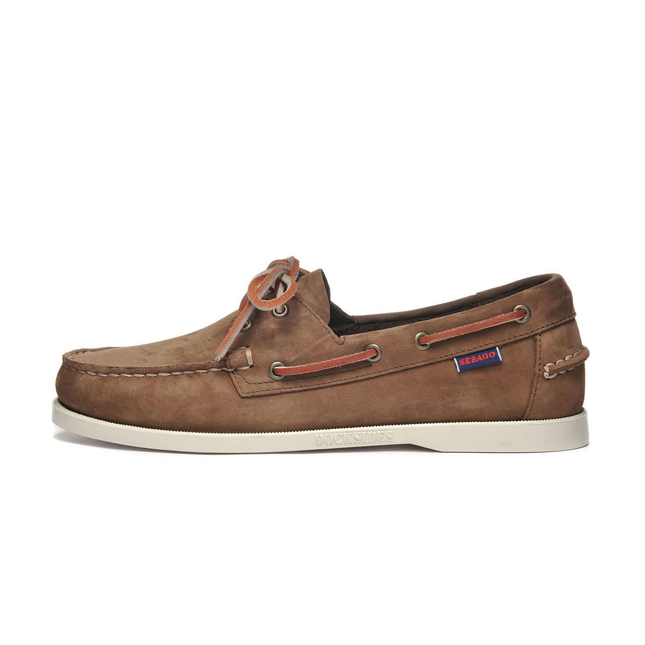 SEBAGO SCARPA STRINGATA BARCA DOCKSIDES SEBAGO 7000GA0 901/DK BROWN 